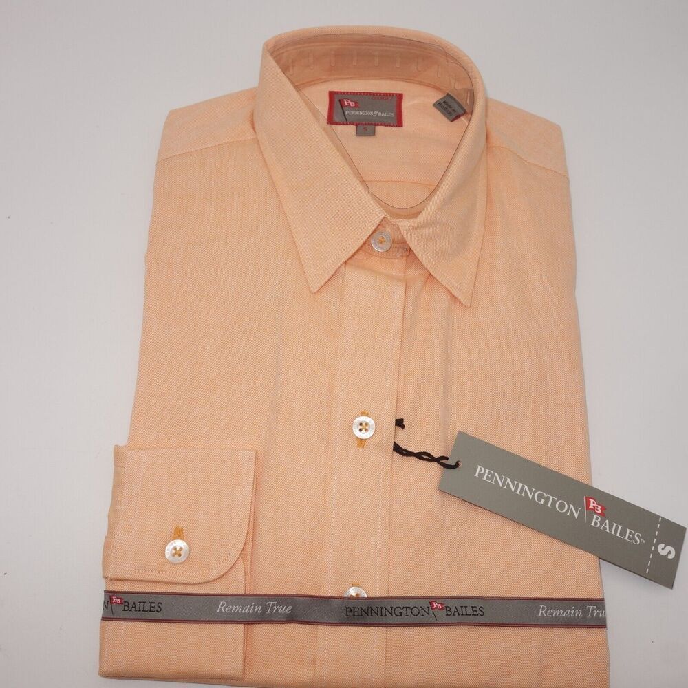 NEW Pennington and Bailes Button Down Shirt NCAA Tennessee Orange Men's Small - Picture 2 of 7